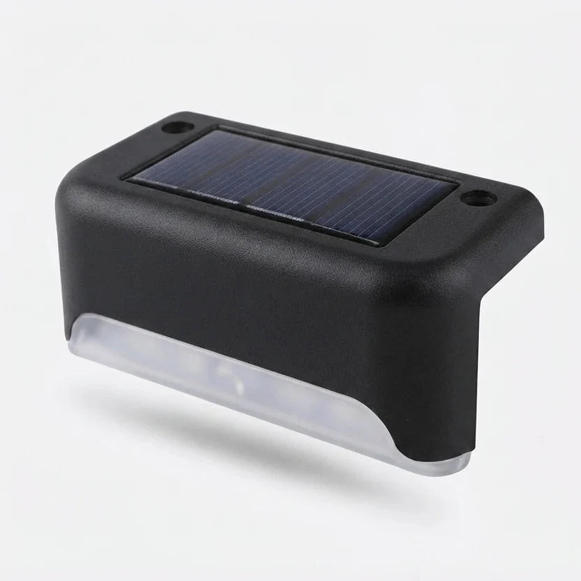 Solar Step Lights, 8-Piece Set with Dusk Sensor - Warm or Cool White — photo 9