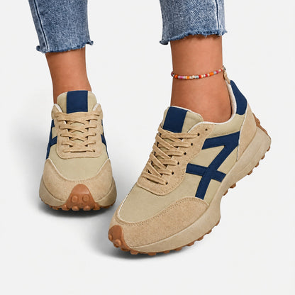 Sophie - Women's Orthopaedic Lace-Up Trainers with Cushioned Sole — photo 3