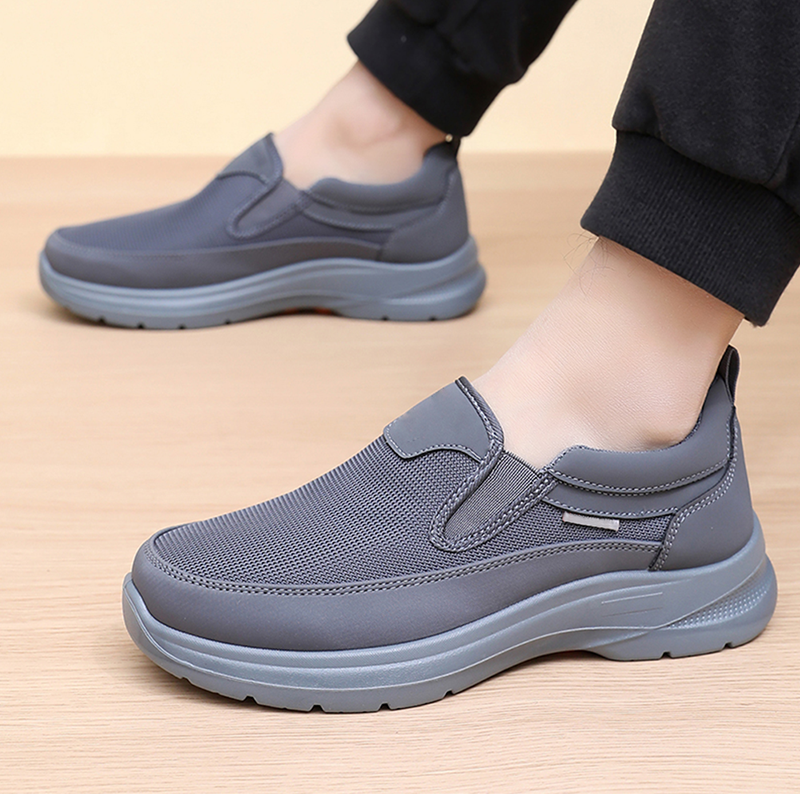 Men's Orthopaedic Breathable Slip-On Sneakers with Arch Support — photo 4