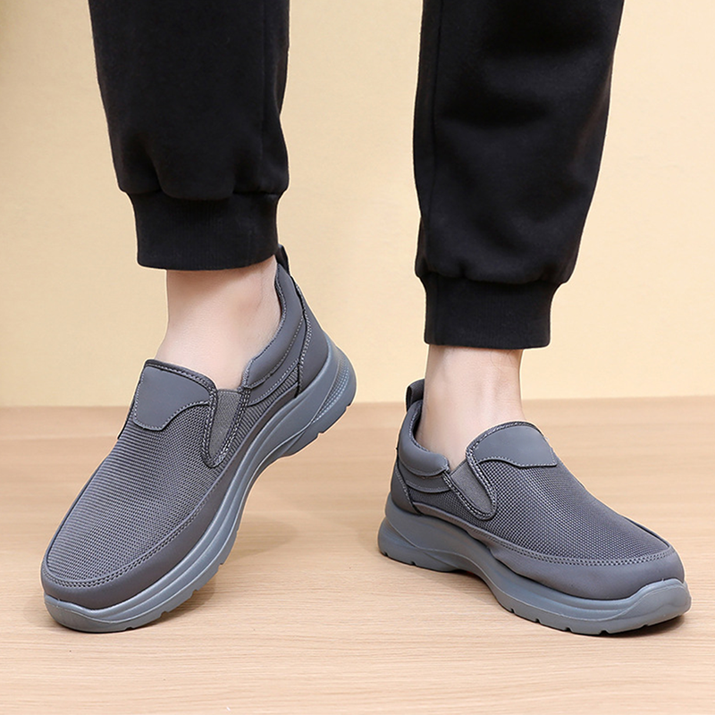 Men's Orthopaedic Breathable Slip-On Sneakers with Arch Support — photo 3