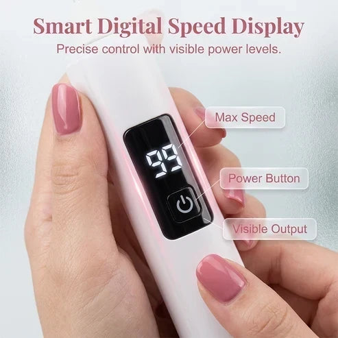 Precision LED Electric Nail Grinder with Digital Display — photo 4
