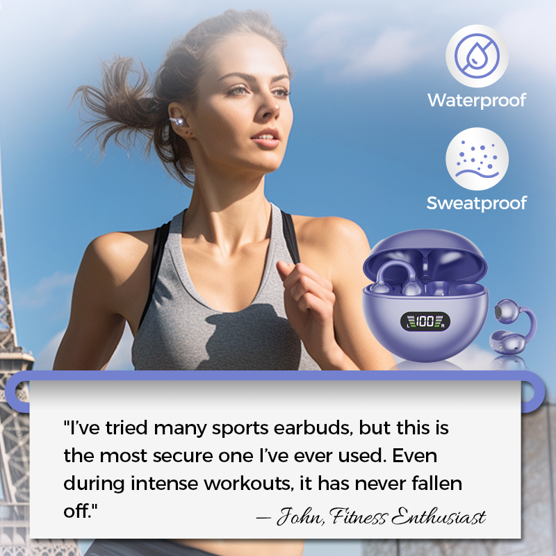 Nordspur | Clip-On Open Ear Bluetooth Earbuds — photo 9