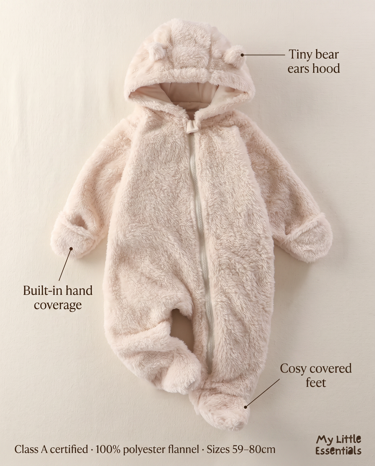 My Little Essentials™ Teddy Onesie — photo 2