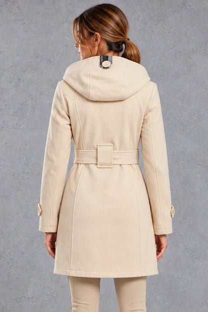 Trench Coat Women - Double-Breasted with Adjustable Belt — photo 4
