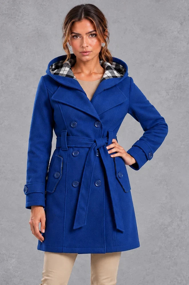 Trench Coat Women - Double-Breasted with Adjustable Belt — photo 11