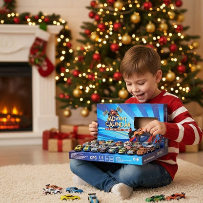 Race Car Advent Calendar for Kids – 24 Mini Racing Cars & Trucks, Christmas Countdown, Ages 3+ — photo 7
