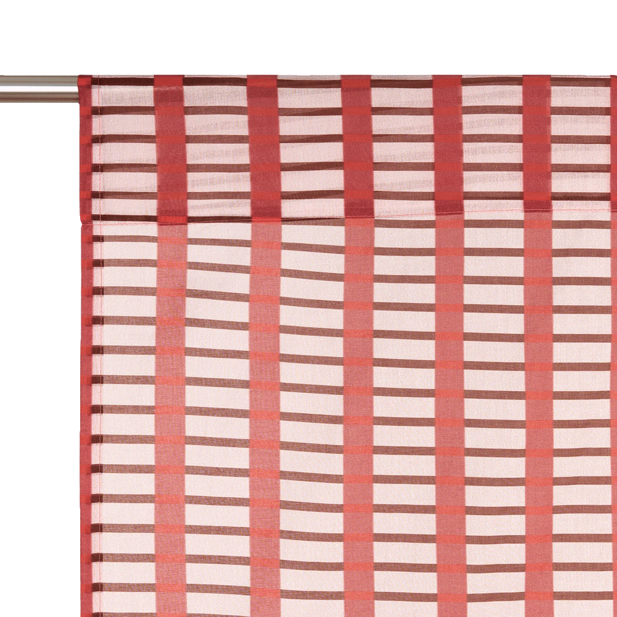 Nododinoz Wendy Sheer Voile Curtain in Red Brown Mosaic — photo 2