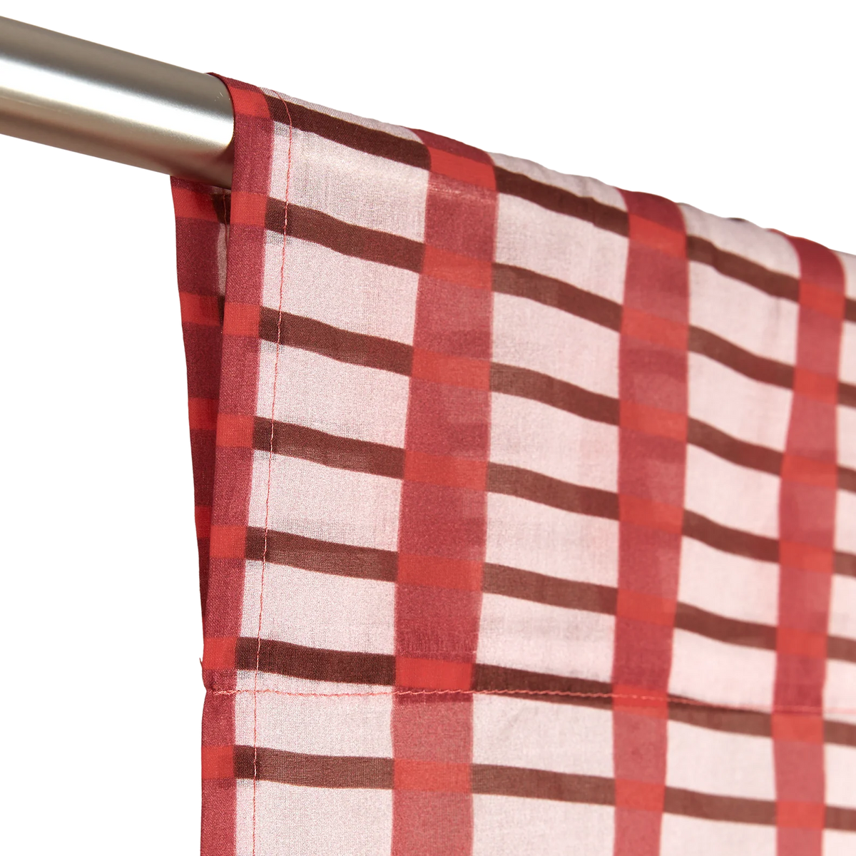 Nododinoz Wendy Sheer Voile Curtain in Red Brown Mosaic — photo 3