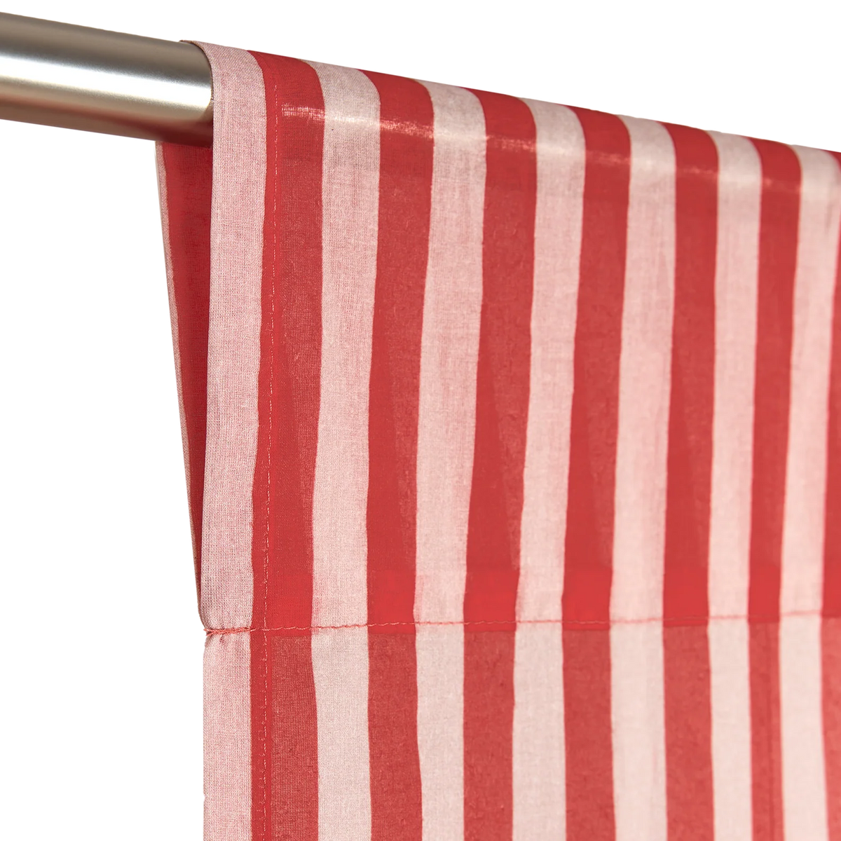 Nododinoz Wendy Sheer Voile Curtain in Red Stripes — photo 2