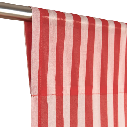 Nododinoz Wendy Sheer Voile Curtain in Red Stripes — photo 2