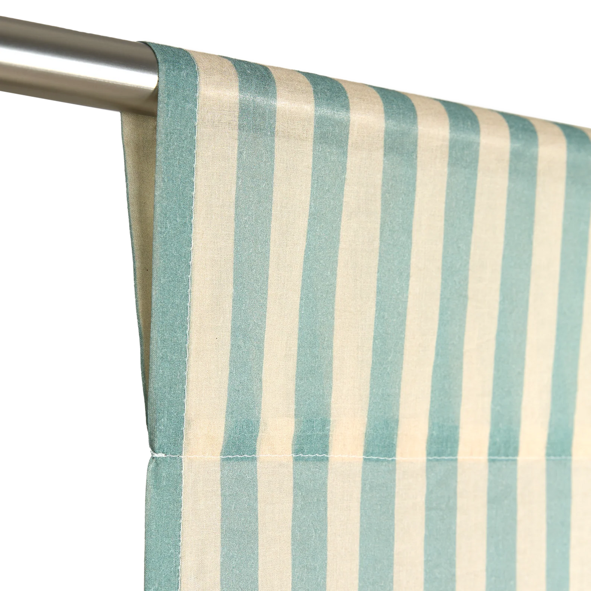 Nododinoz Wendy Sheer Voile Curtain in Turquoise Stripes — photo 2