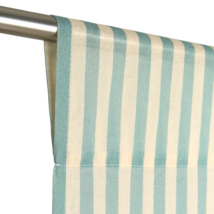 Nododinoz Wendy Sheer Voile Curtain in Turquoise Stripes — photo 2