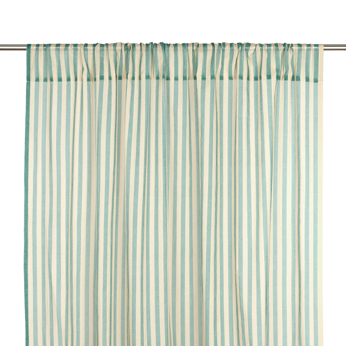 Nododinoz Wendy Sheer Voile Curtain in Turquoise Stripes — photo 1