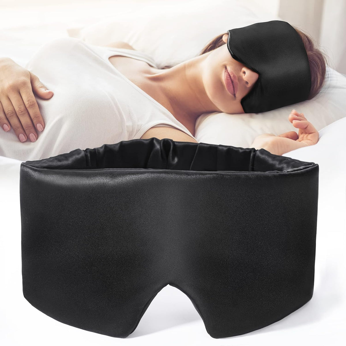 DREAMSILK Blackout Silk Sleep Mask - 100% Pure 19 Momme Mulberry Silk — photo 23