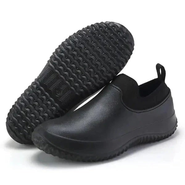 Waterproof Slip-On Garden Shoes with Flexible Non-Slip Sole and Molded Rubber Upper — photo 3