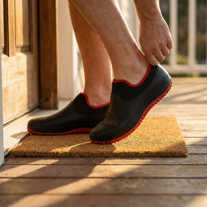 Waterproof Slip-On Garden Shoes with Flexible Non-Slip Sole and Molded Rubber Upper — photo 7