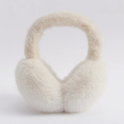 Faux Rabbit Fur Earmuffs Foldable Winter Ear Warmers for Adults — photo 13