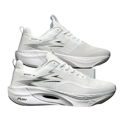 Carbon Plate Running Shoes Breathable Air Cushion Athletic Sneakers — photo 7
