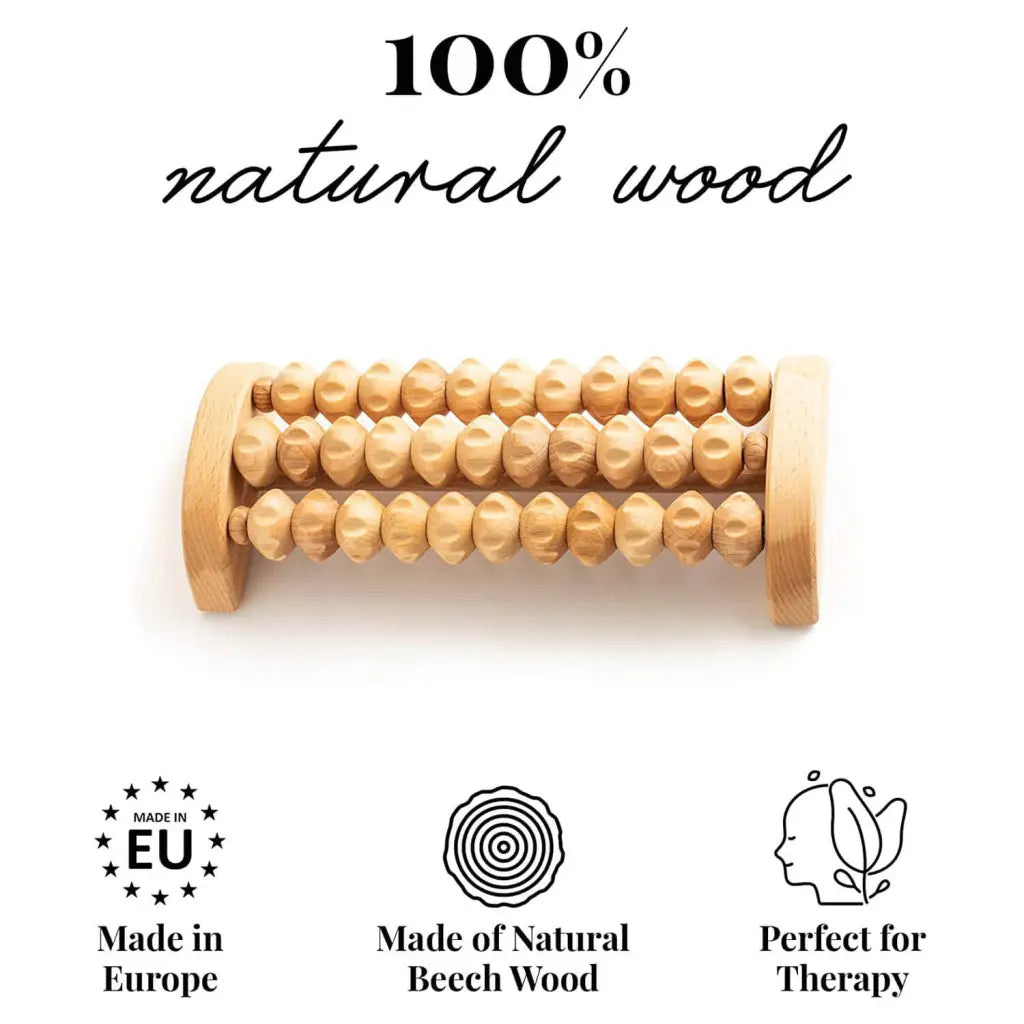 Beechwood Foot Massage Roller 26 cm — photo 7