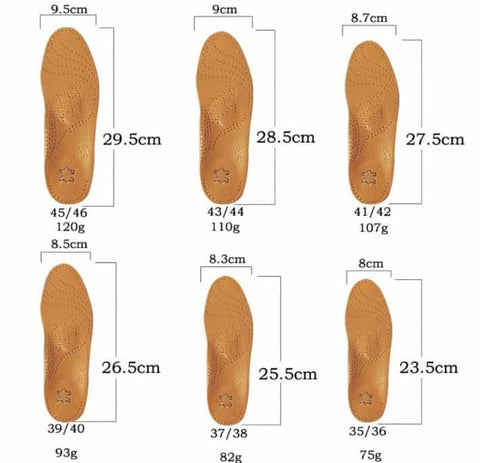 Perdepo™ Leather Insoles For Flat Feet - Perdepo